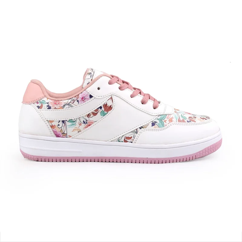 Bacca Bucci White VIXEN Low Top Sneakers for Women | Best Price UAE